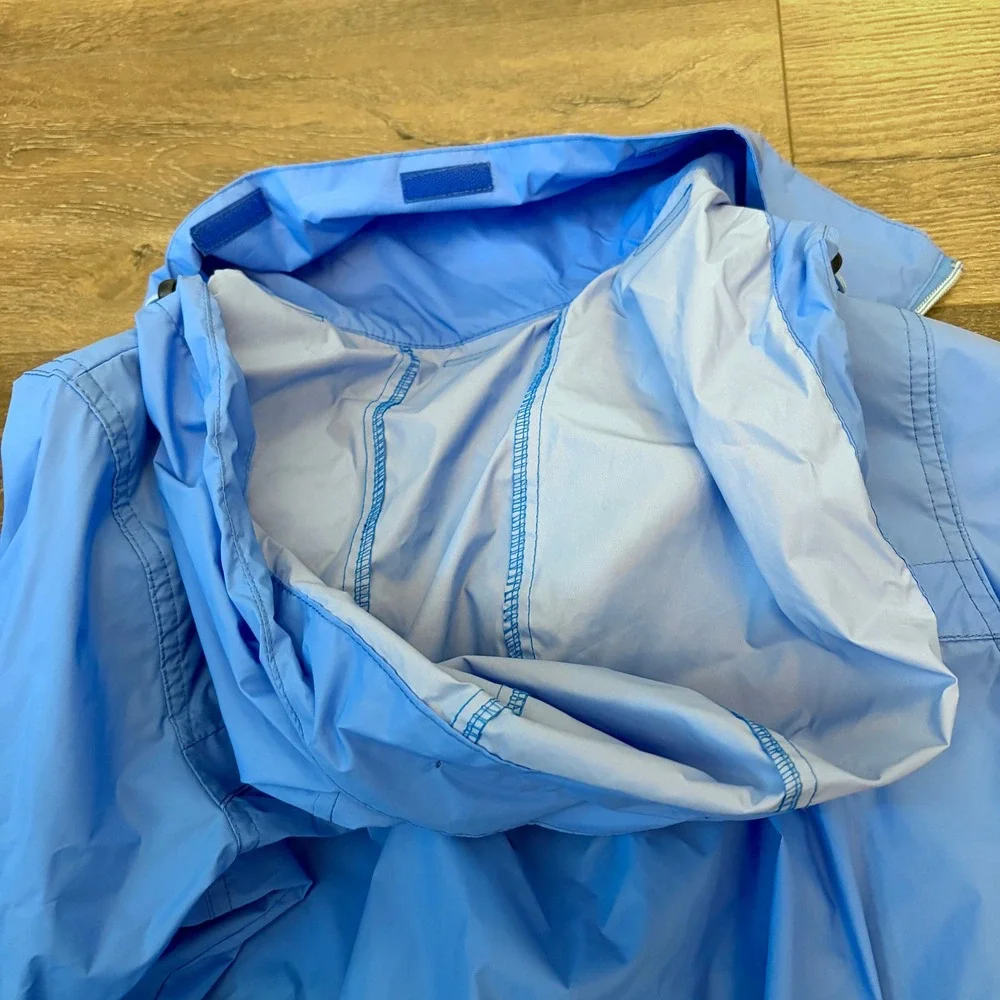 Columbia Switchback Windbreaker Rain Jacket Women S Blue Hiking Outdoor Active